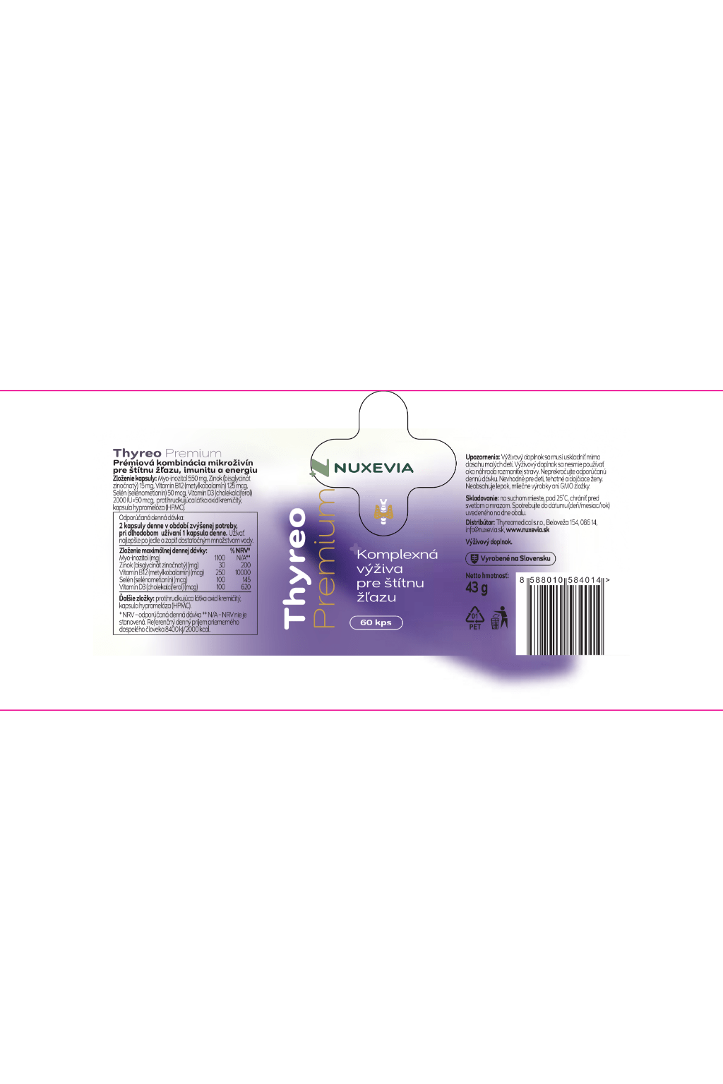 NUXEVIA Thyreo Premium – Obrázok 5
